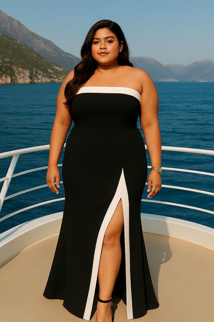 The black mimosa dress