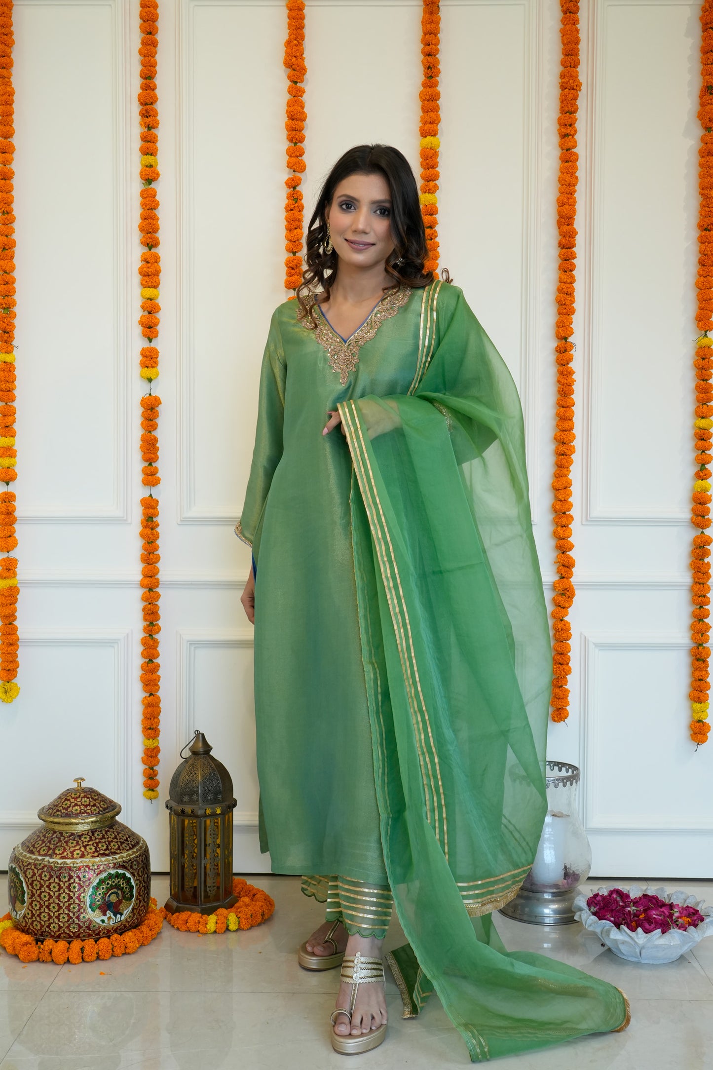Green Tissue Suit