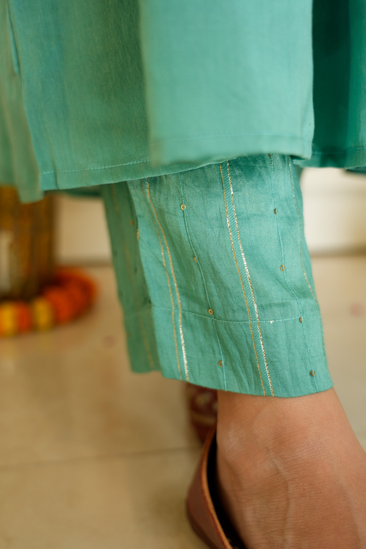 Green Sitara Kurta Set