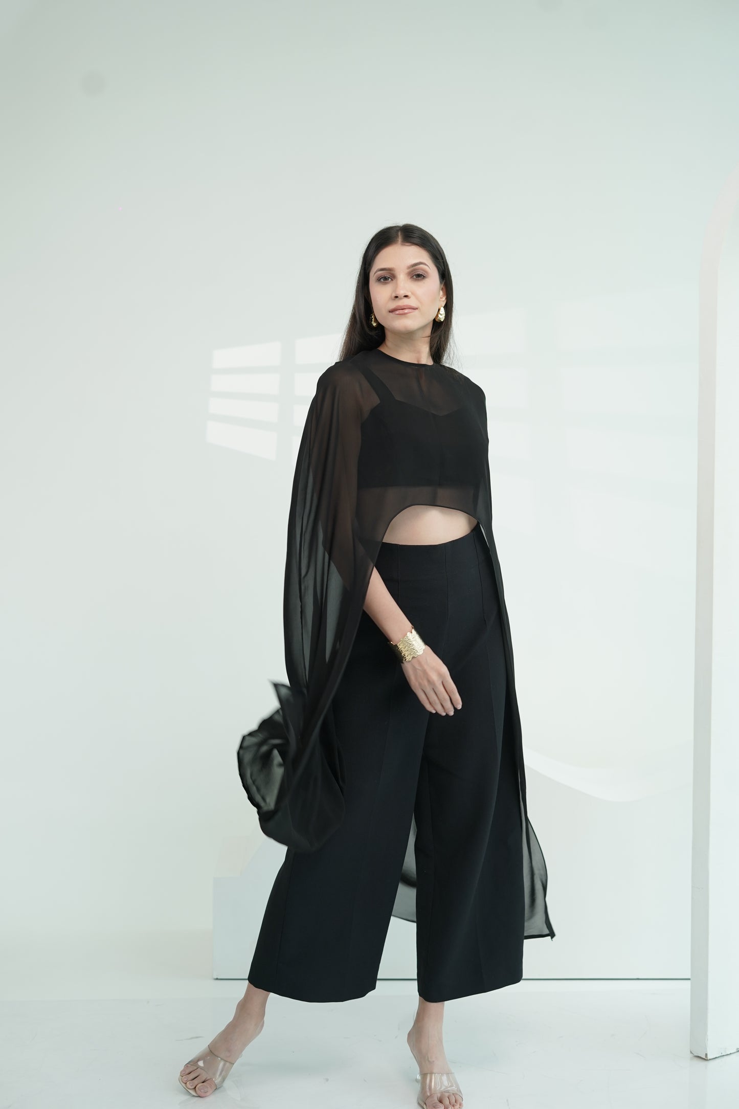 Black vanilla three piece set