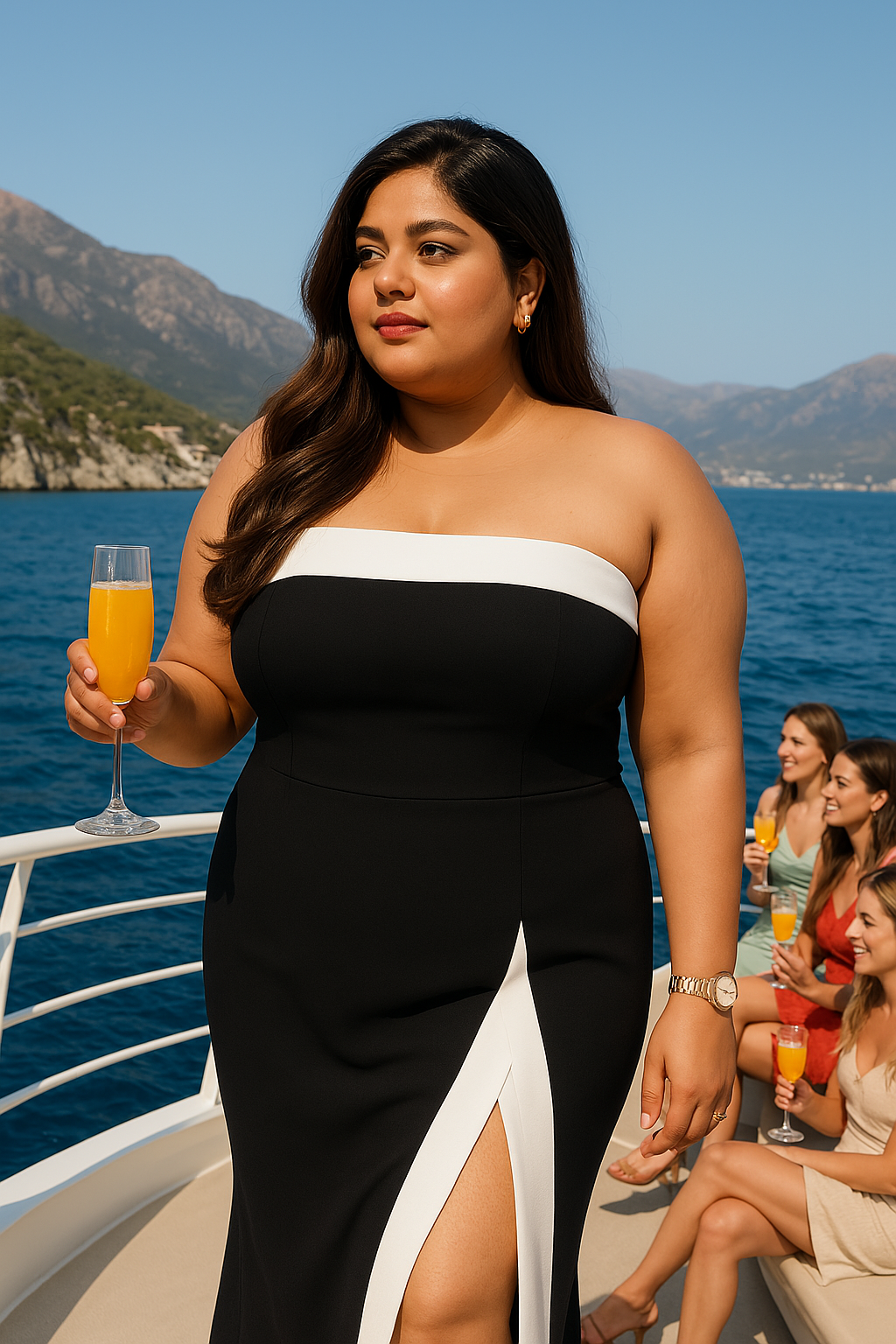 The black mimosa dress