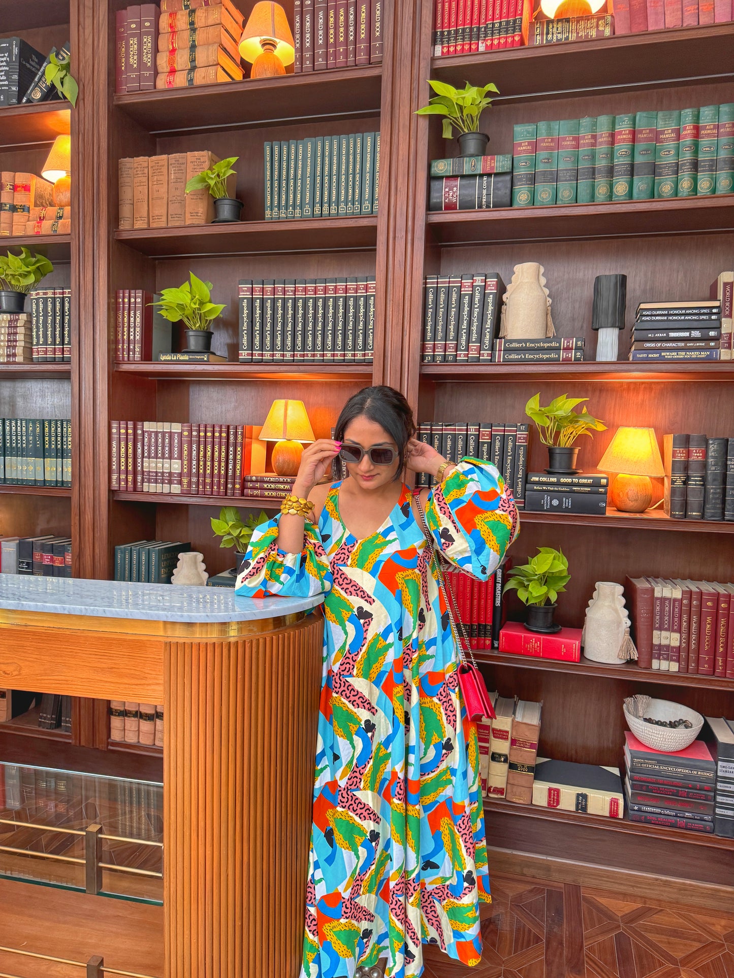 The Bali dress with sleeves