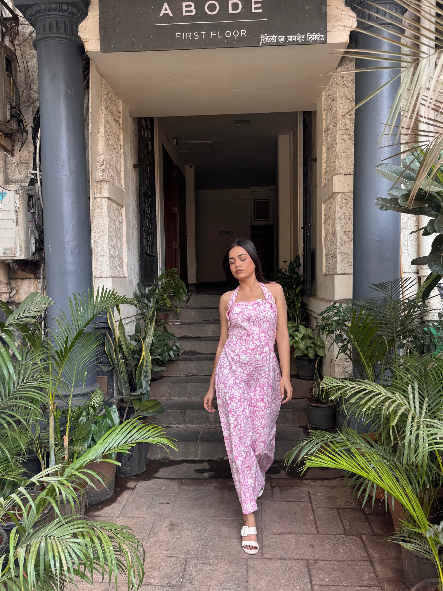 The summer cali halter dress