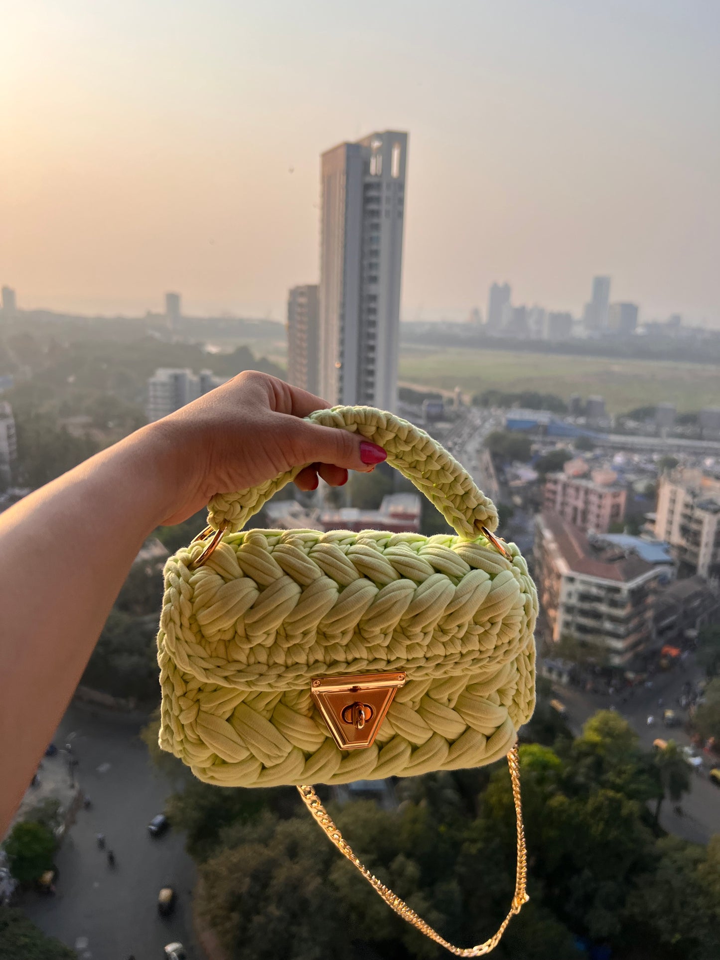 Mint Green Love Bag