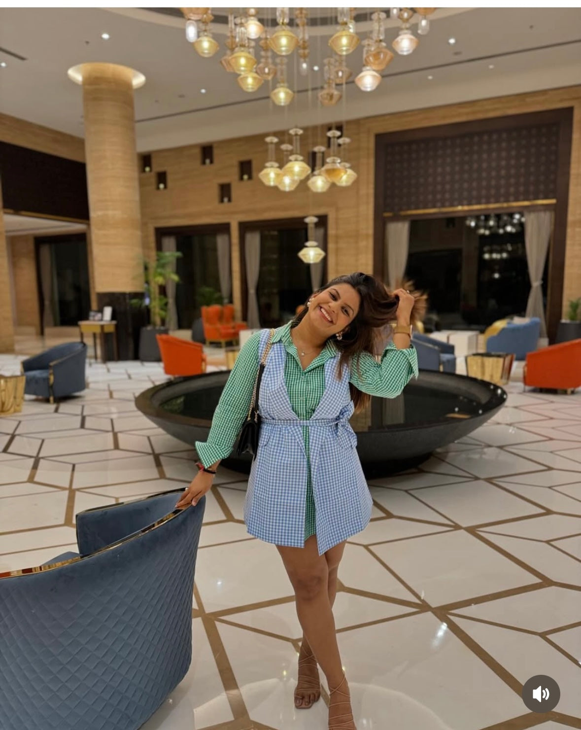 Gingham gladness two piece