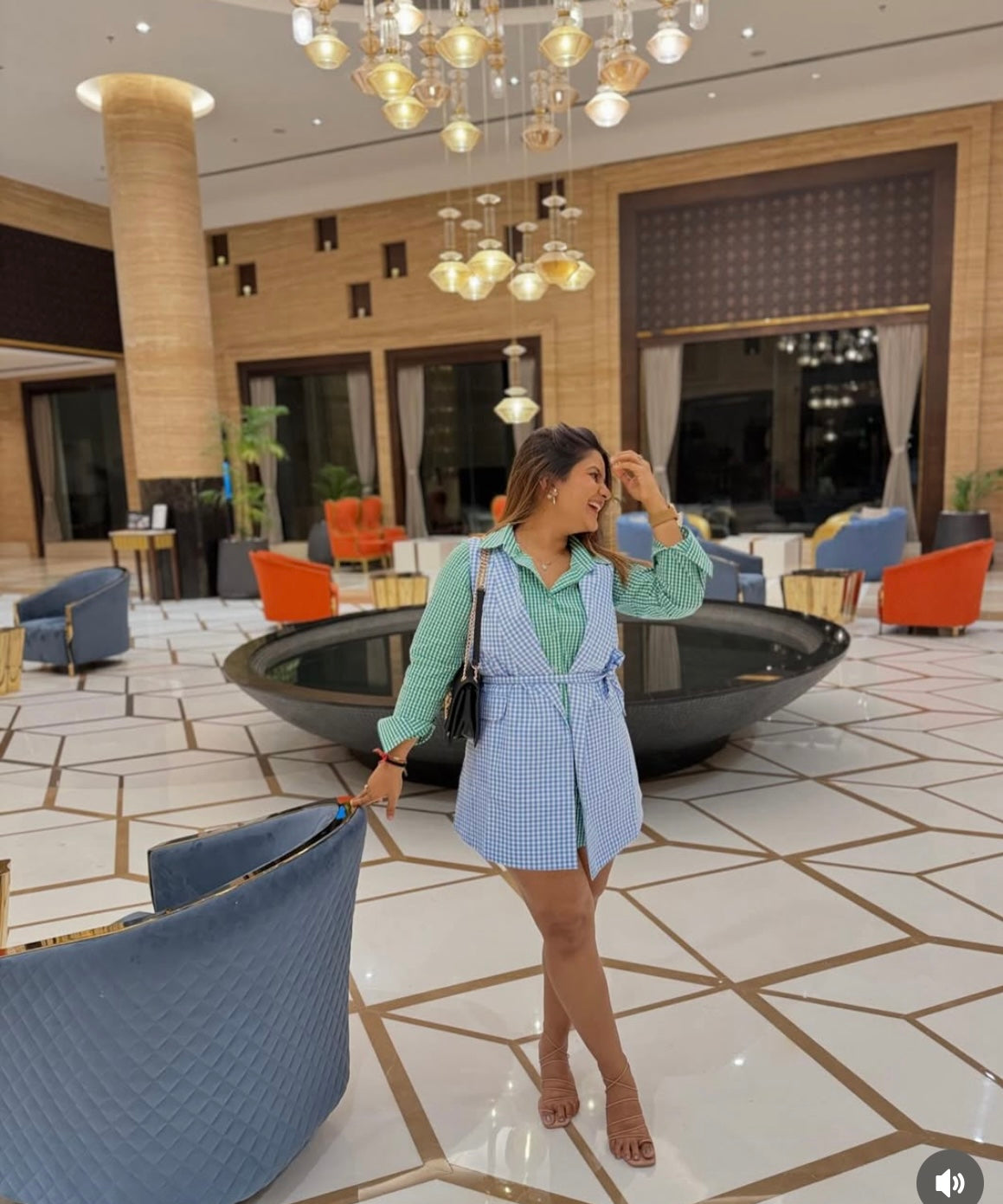 Gingham gladness two piece
