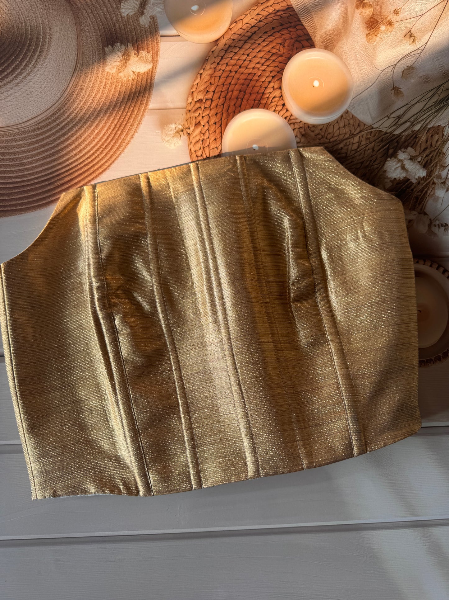 Gold corset