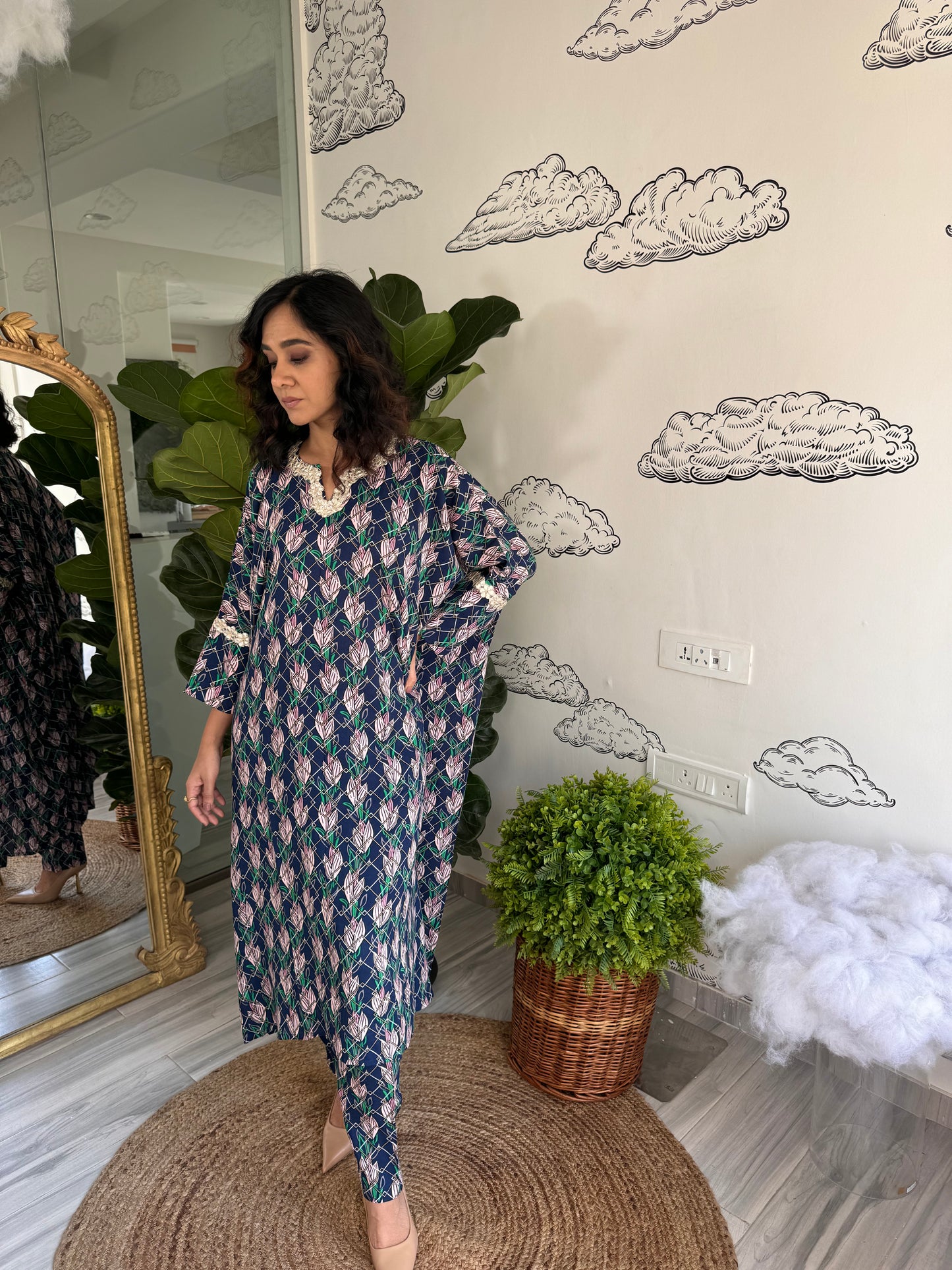 Nazrana kaftan set