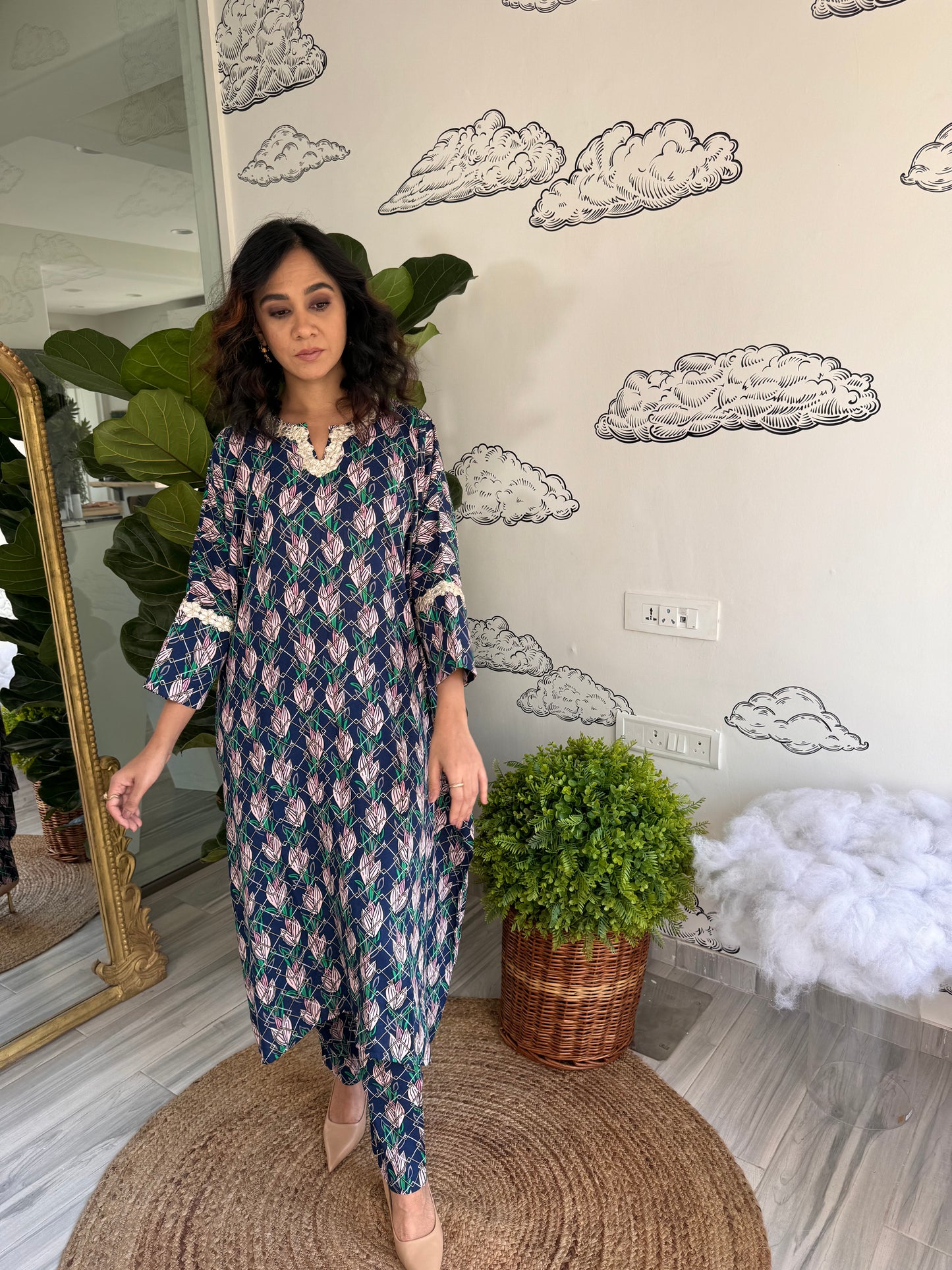 Nazrana kaftan set