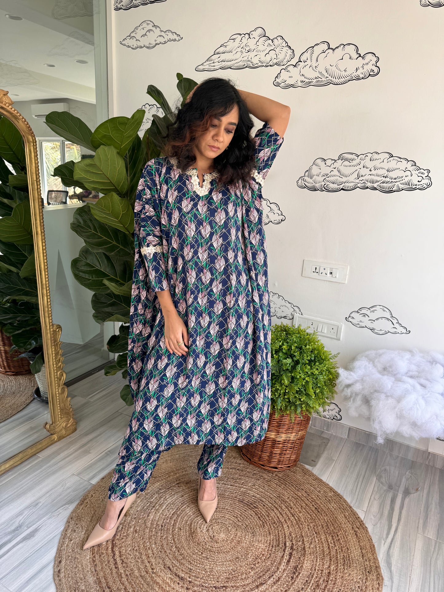Nazrana kaftan set