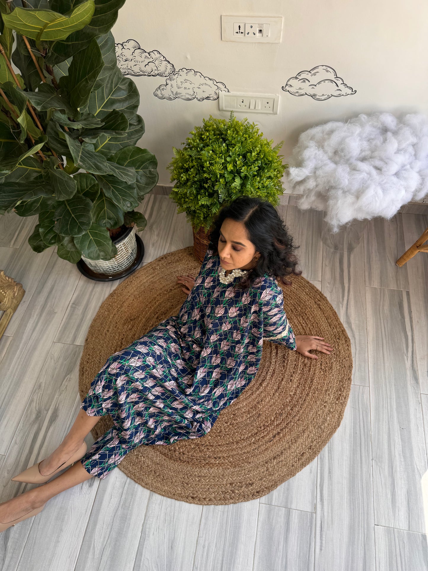 Nazrana kaftan set