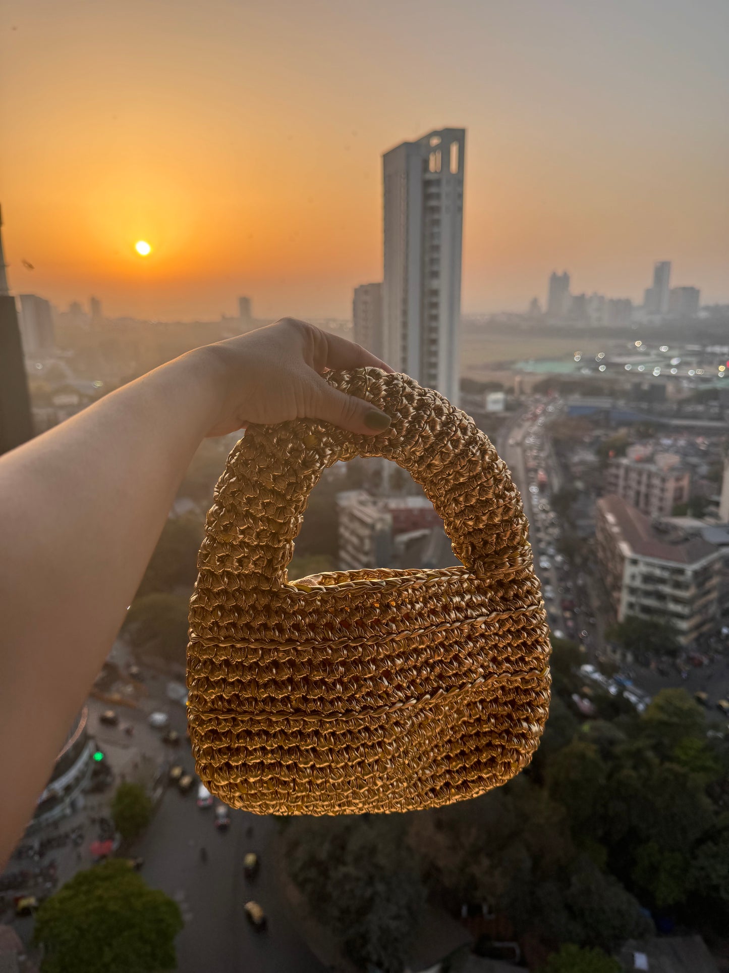 Summer time gladness gold purse