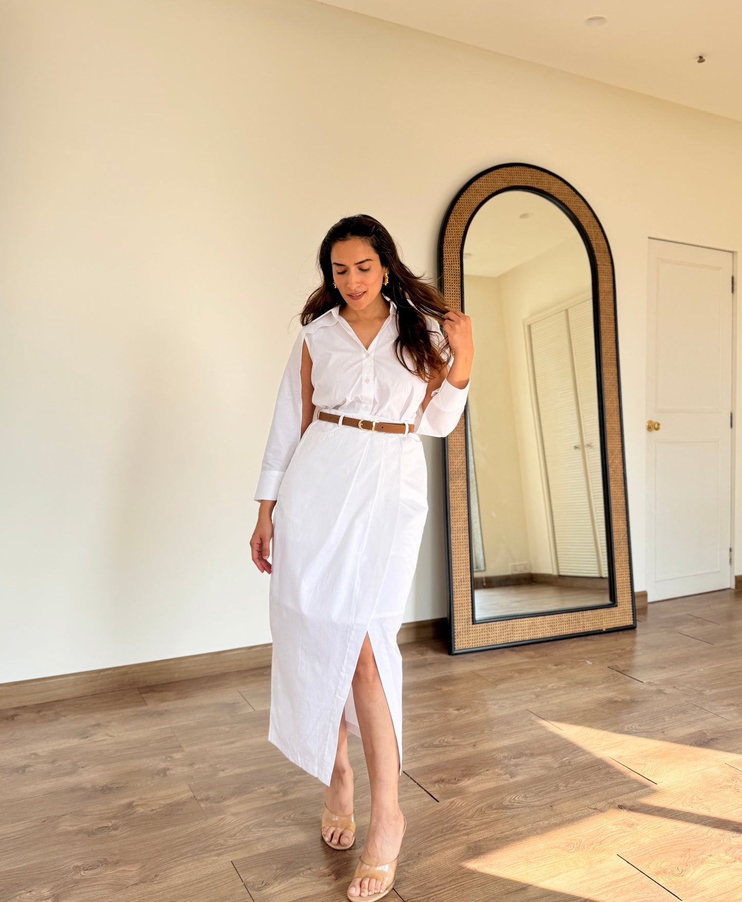 The DEEPU white co-ord set
