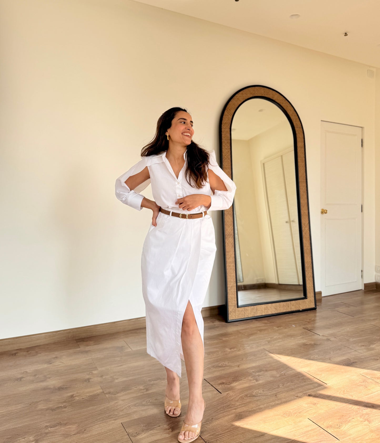 The DEEPU white co-ord set