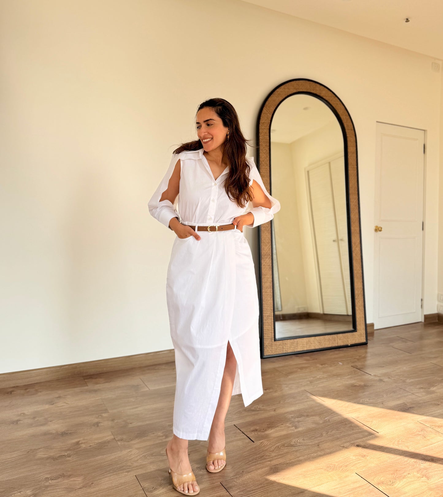 The DEEPU white co-ord set