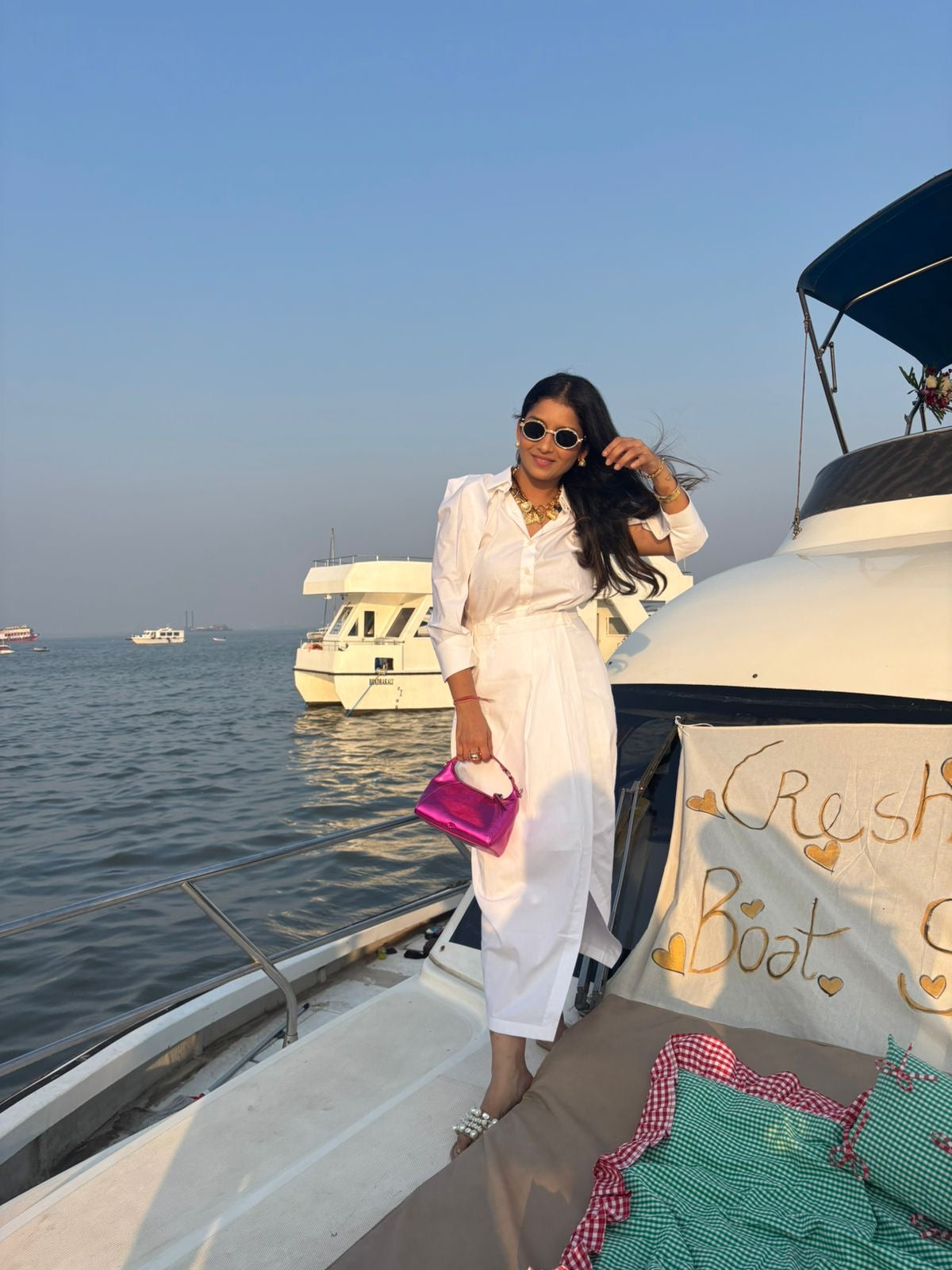 The DEEPU white co-ord set