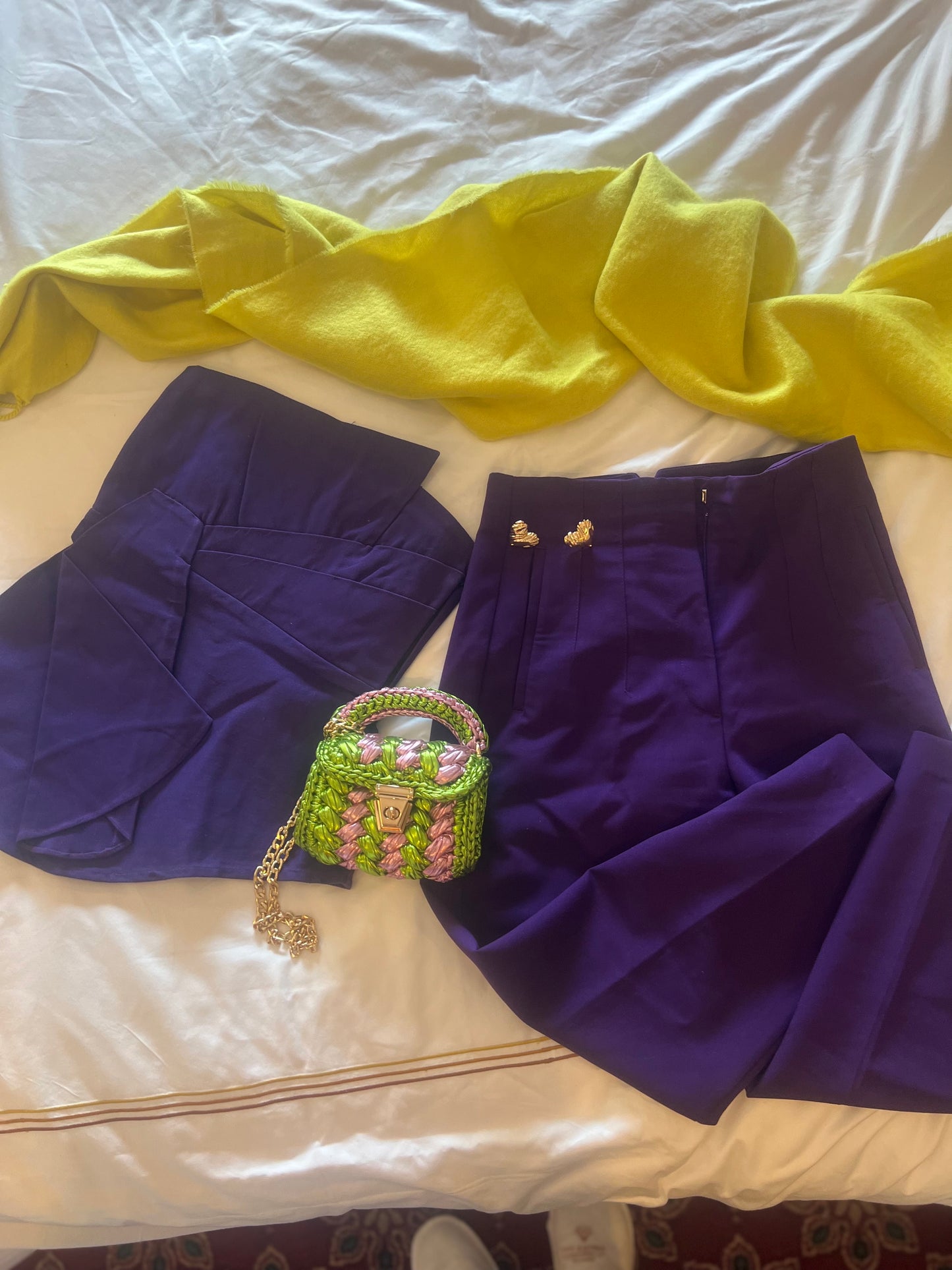 Purple cord set