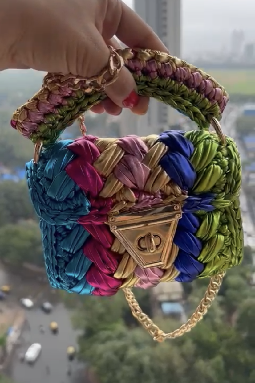 Metallic Multicolour Super Mini Bag