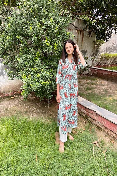 Forest Printed Kurta