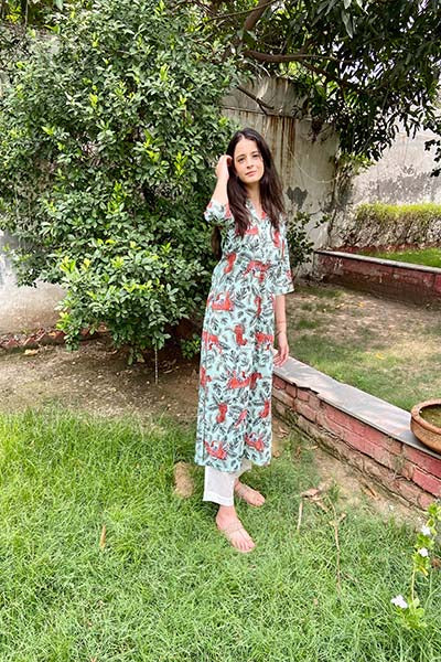 Forest Printed Kurta
