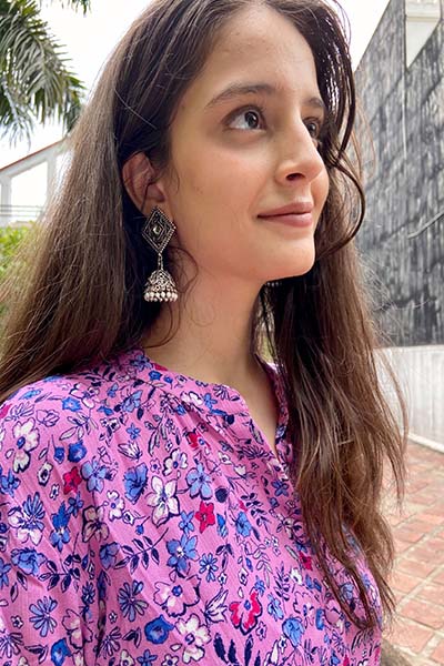 Lilac A-line Kurta