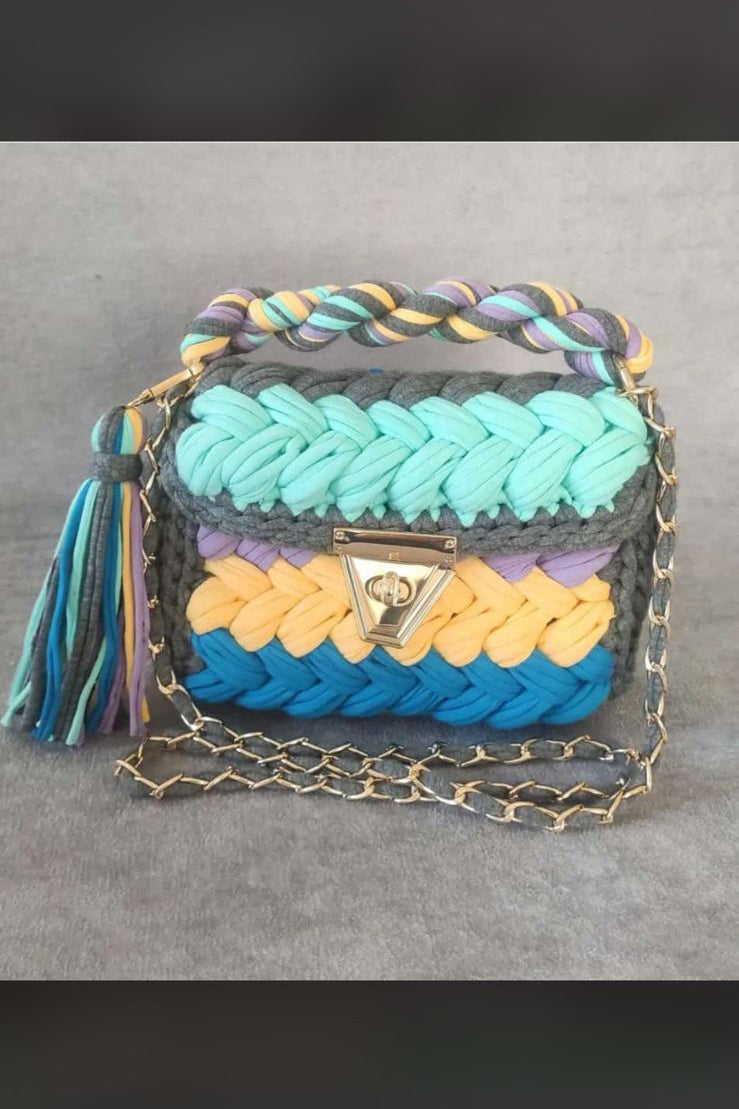 Multicolor Cres'H Bag