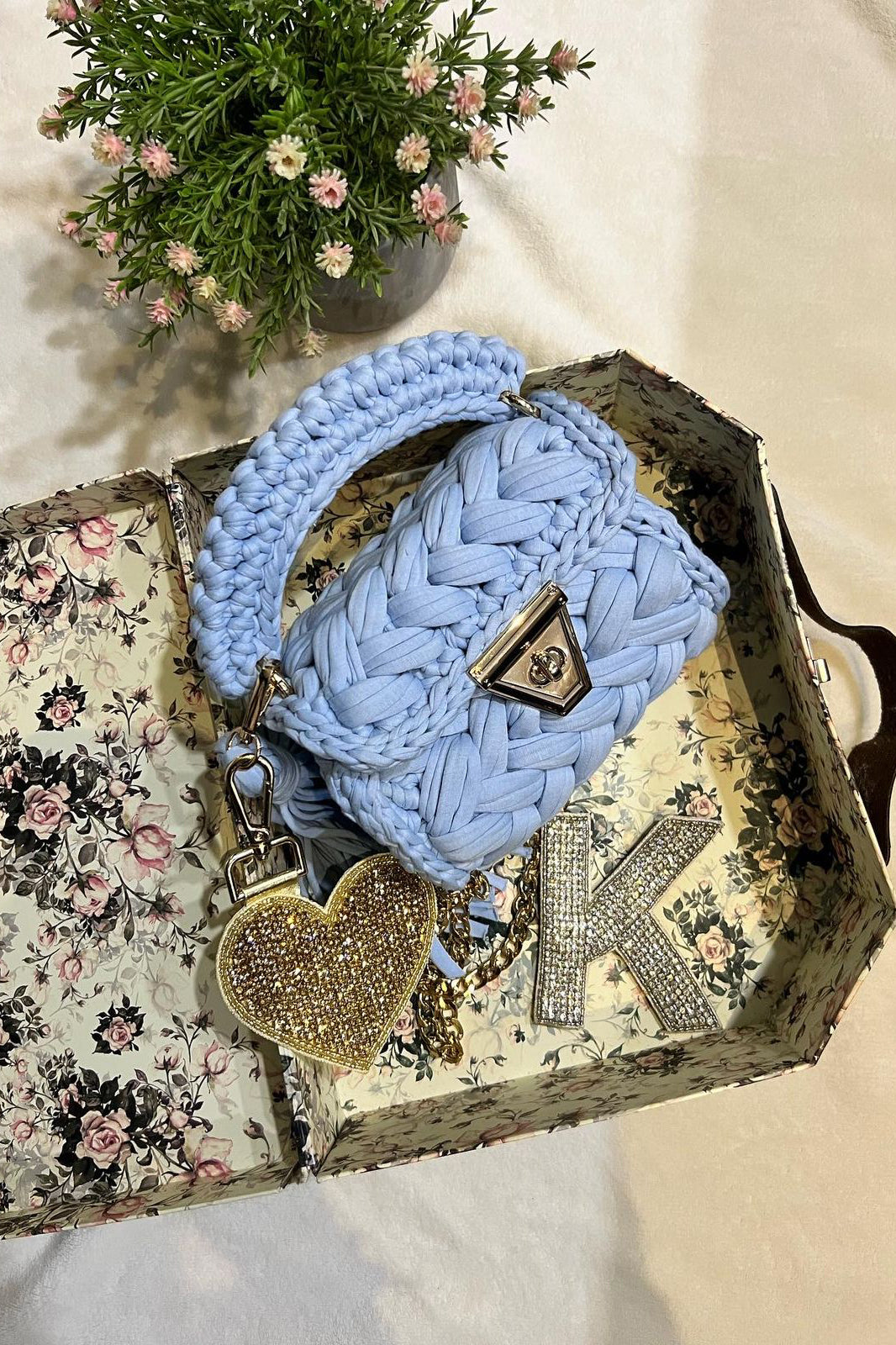 Powder Blue Bag