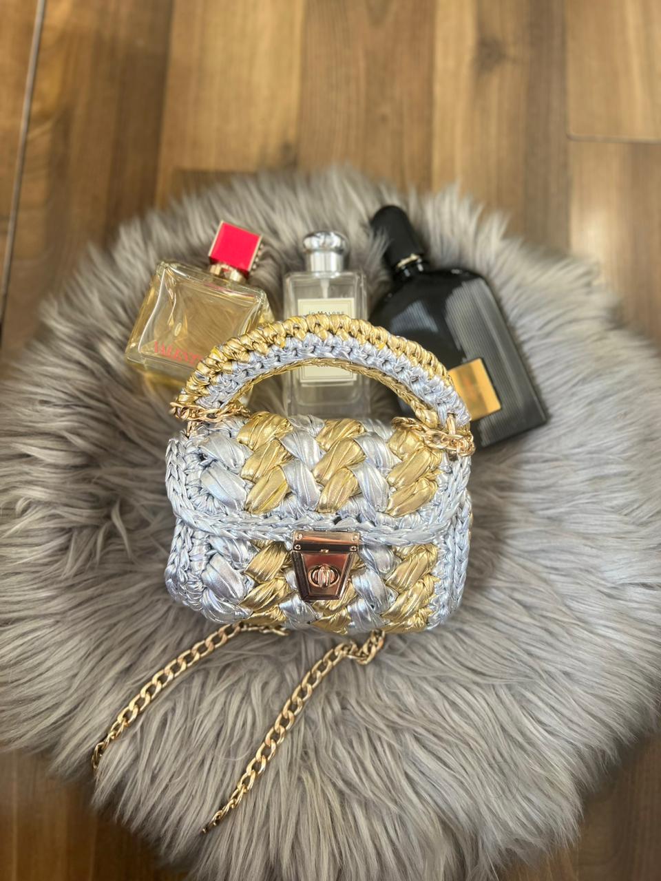 Strands of Gold and Silver Bag