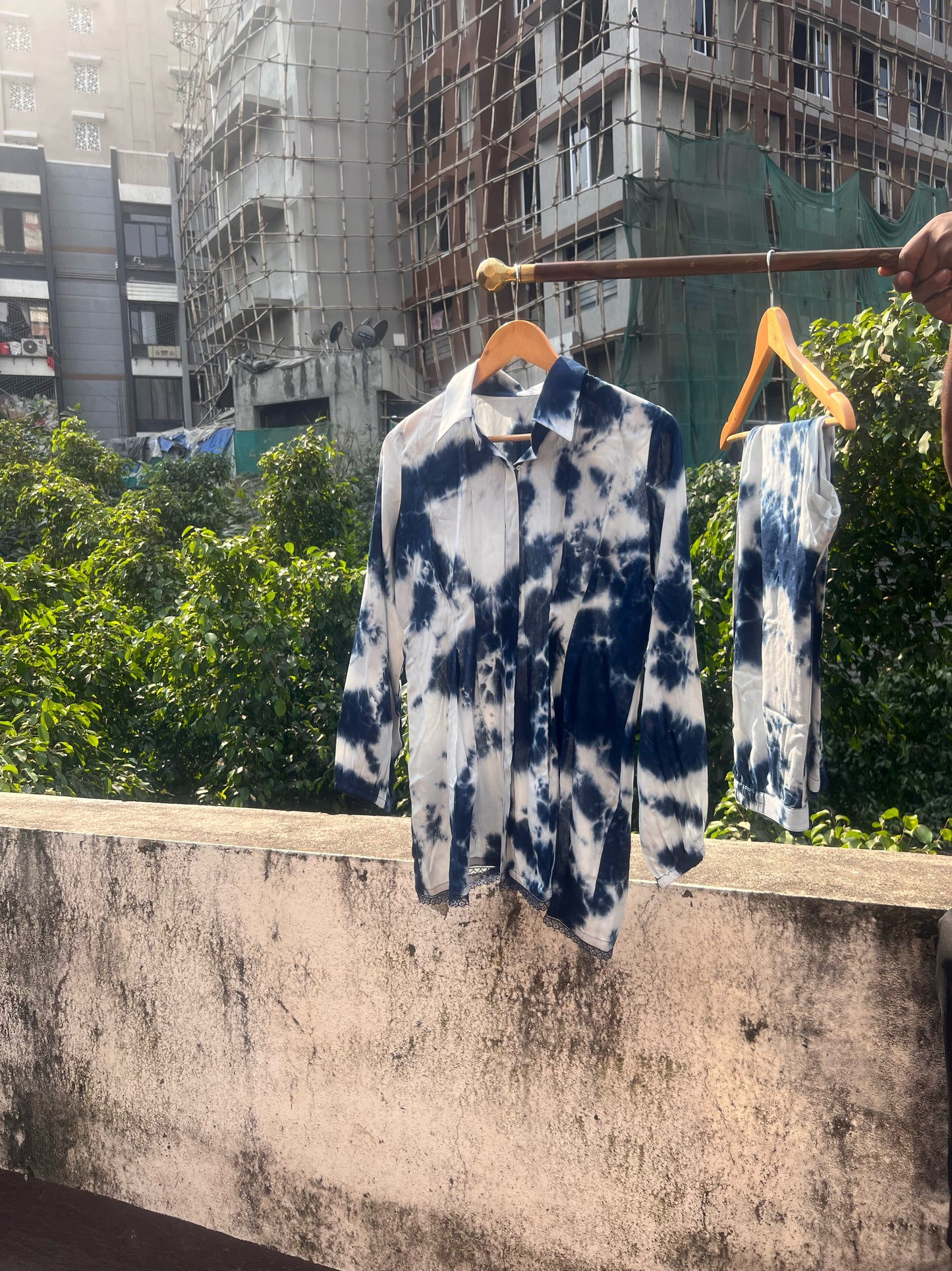 Tie and Dye Blue coords