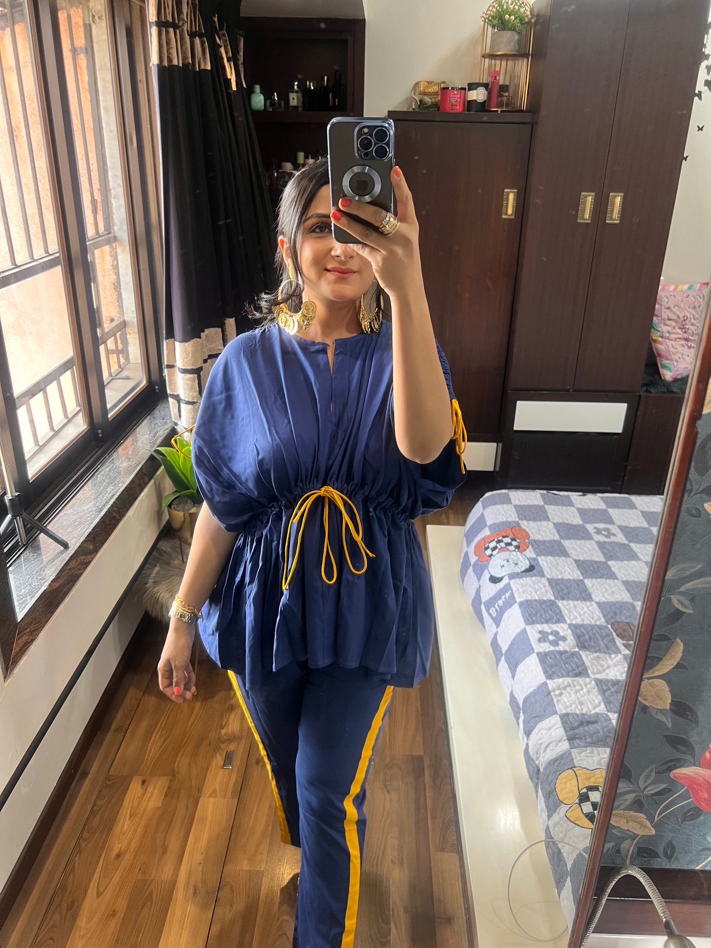 Blue two Piece Co-ord Set