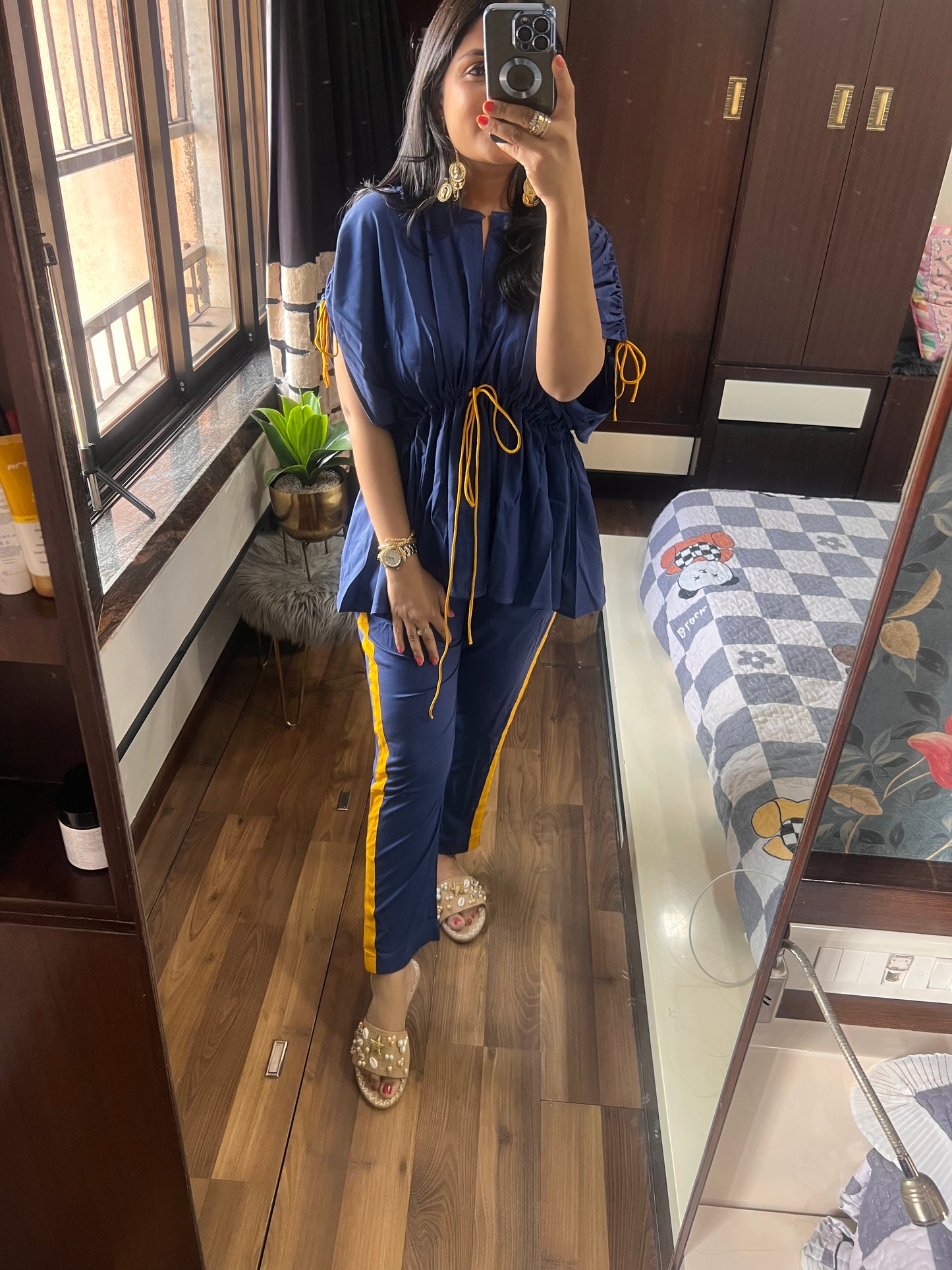 Blue two Piece Co-ord Set