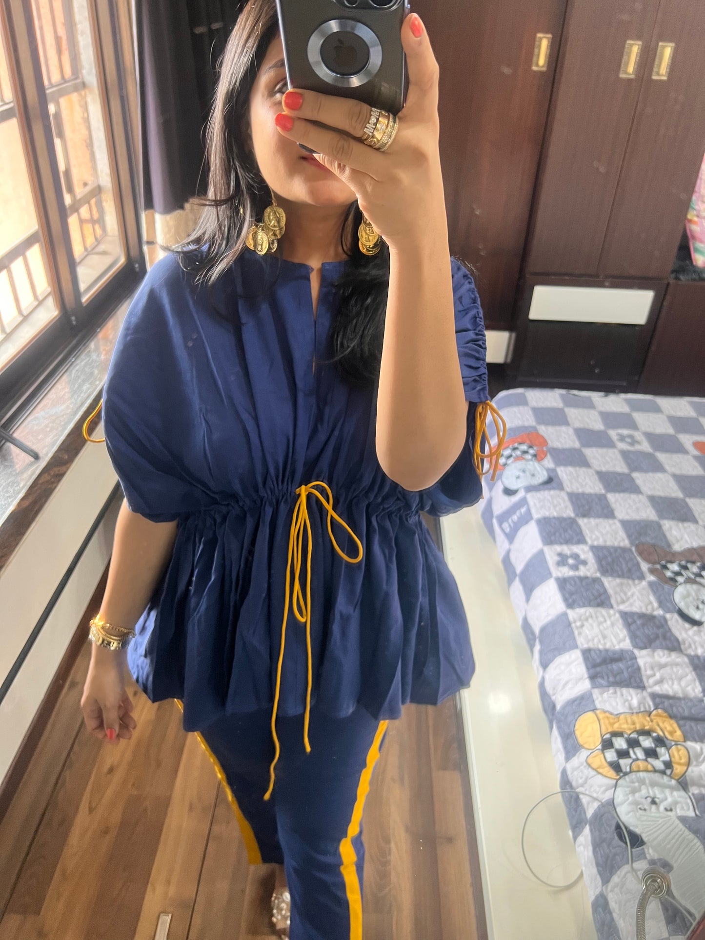 Blue two Piece Co-ord Set