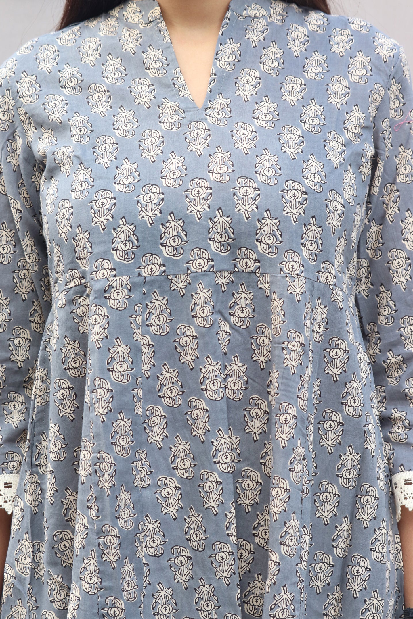 Grey Kurta Set