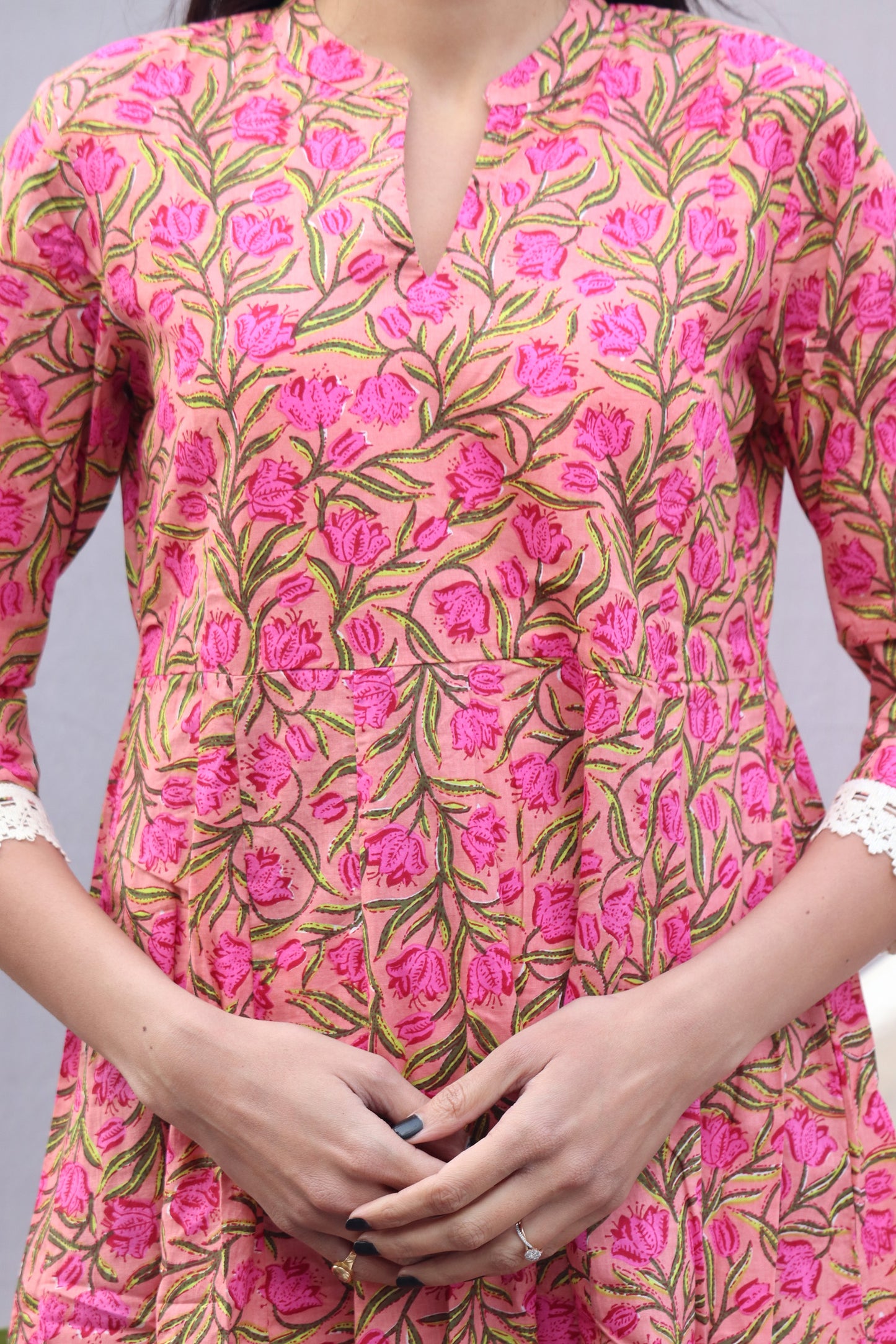 Pink Jaal Set