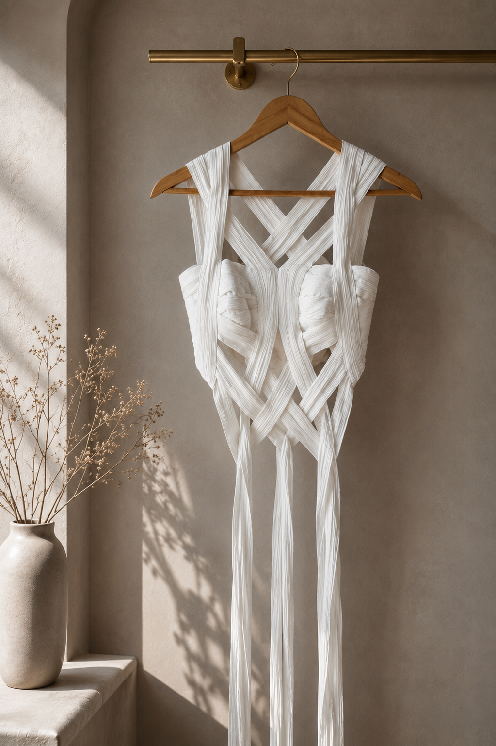 The infinity Khush top in white
