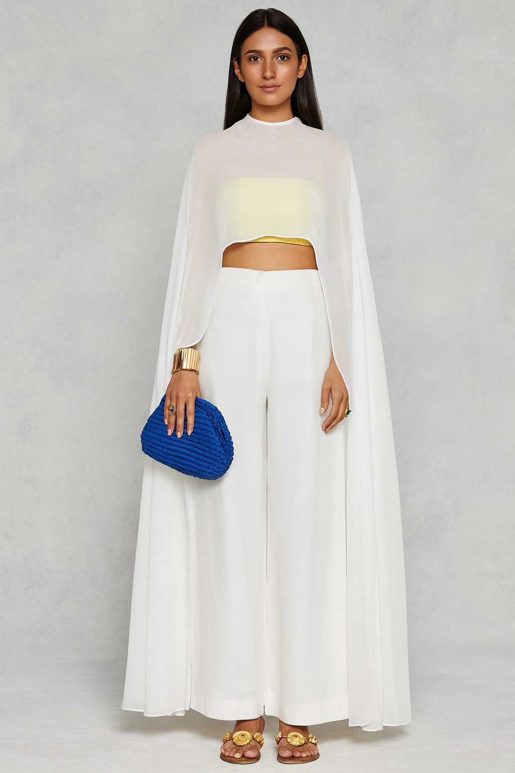 The khaleesi gold white cord set