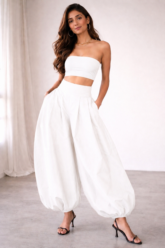 The white hot air Baloon pants