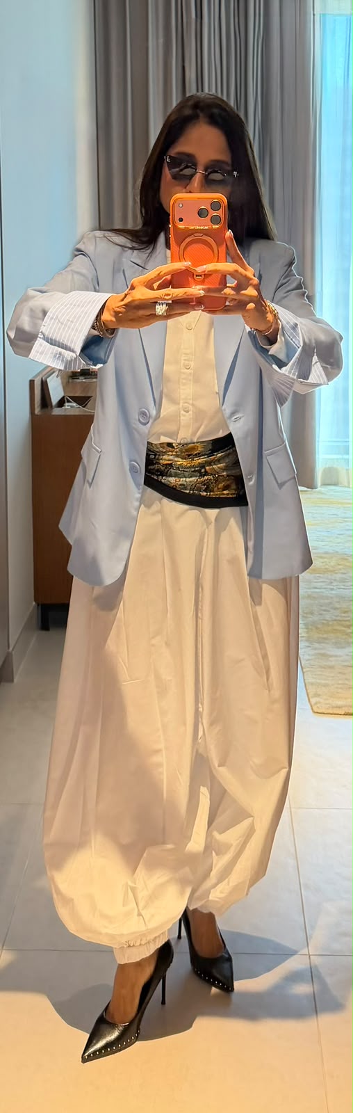 The white hot air Baloon pants
