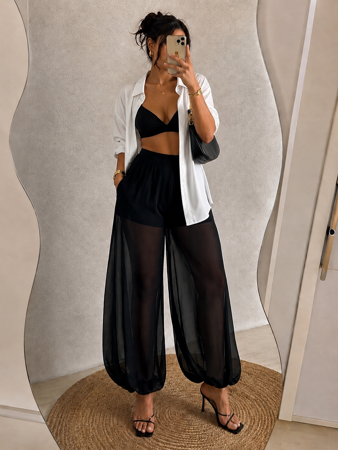 The Mehbooba sheer pants