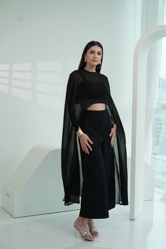 Black vanilla three piece set