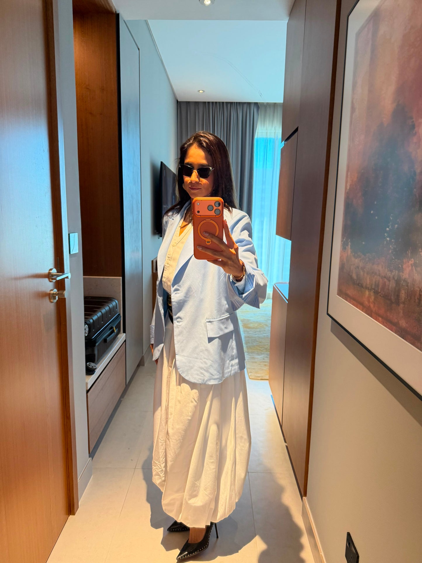 The white hot air Baloon pants