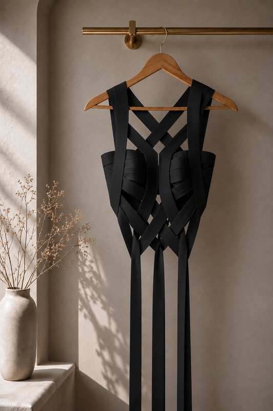 The infinity Khush top black