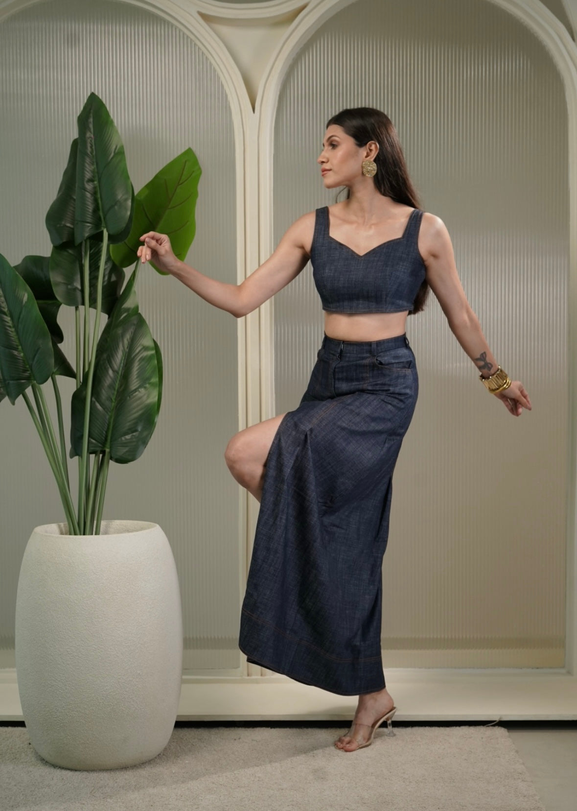 Amy denim set