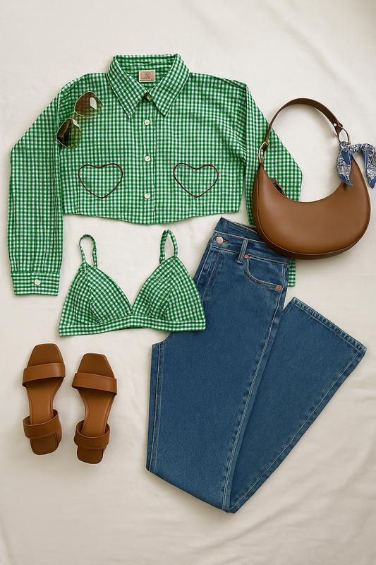 Gingham craze 3 pc set