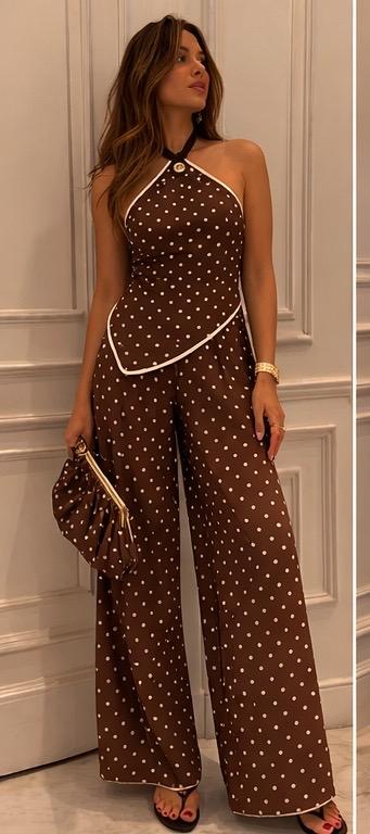 Brown vanilla crumbs cord set