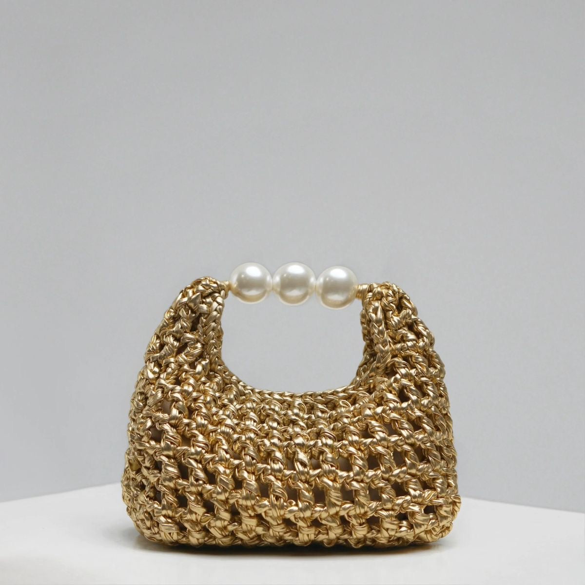 Golden Muse Pearl Bag