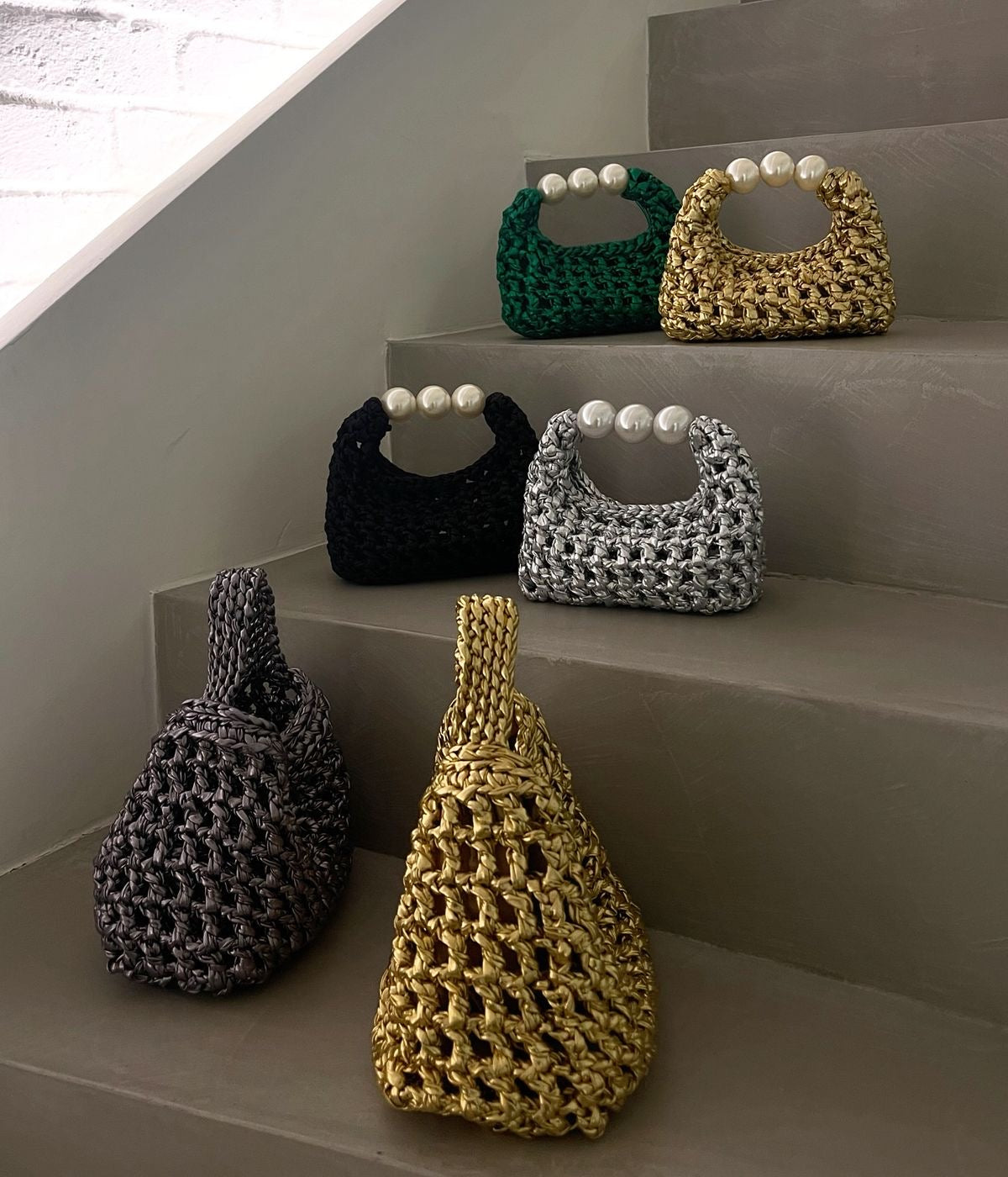 Golden Muse Pearl Bag