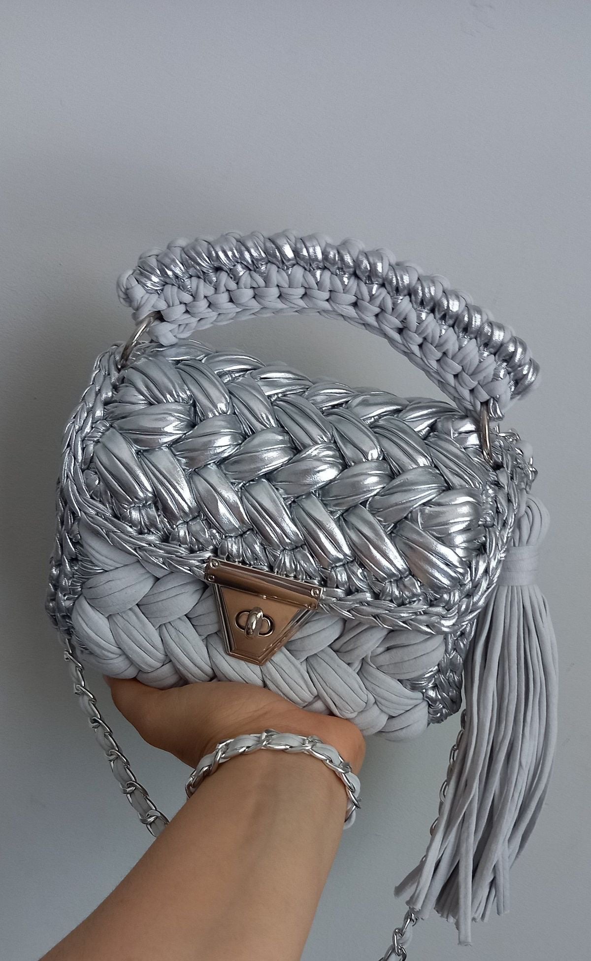 The silver grey CRES’H bag