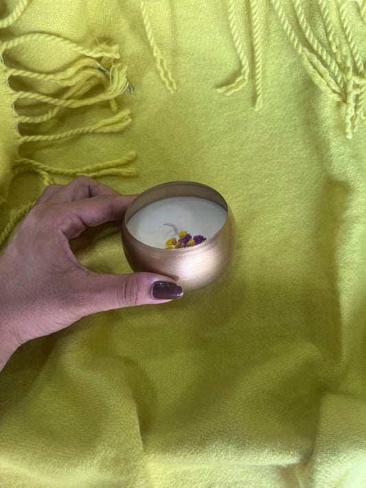 Mini brass candle notes of jasmine