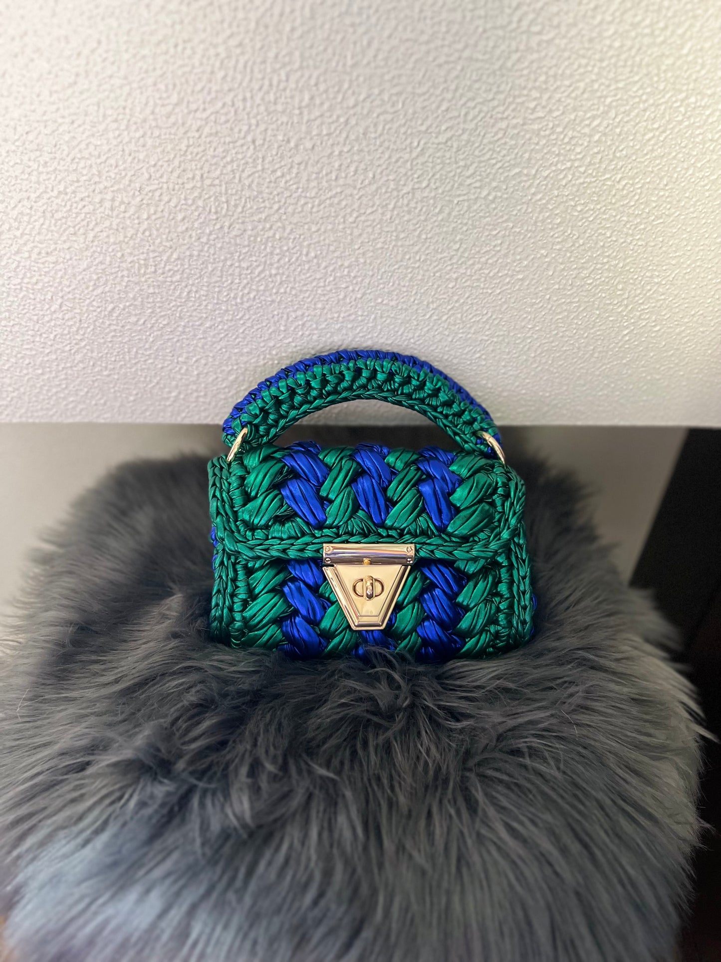 Peacock beauty festive bag